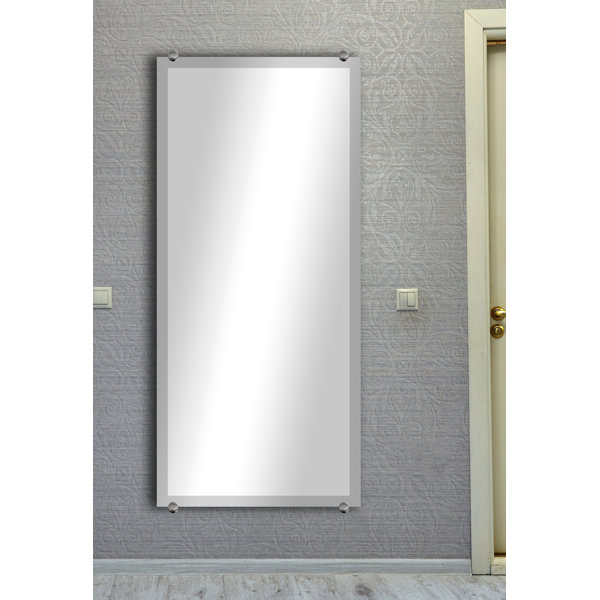 Three Posts™ Mansell Flat Wall Mirror & Reviews | Wayfair